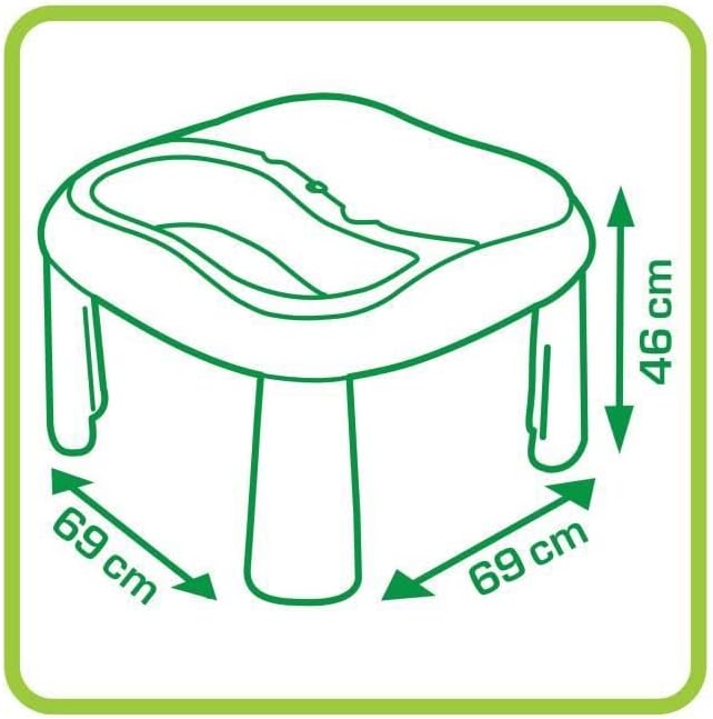 Smoby - Sand- und Wasserspieltisch - mit herausnehmbaren Wannen, inklusive Abdeckung und viel Zubehö