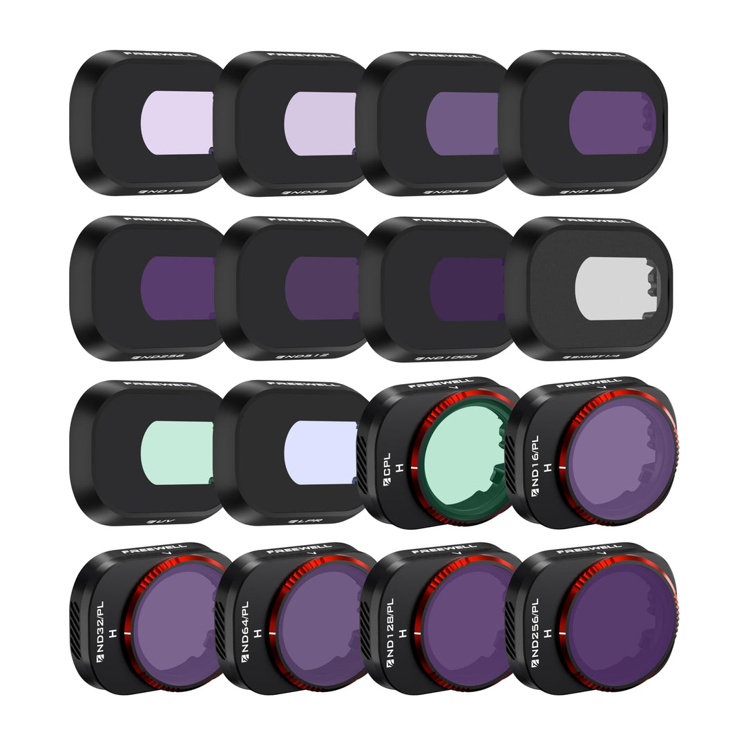 Freewell Mega ND, ND/PL, CPL, UV, Snow Mist 1/4, Lichtverschmutzungsfilter, kompatibel mit Mini 4 Pr