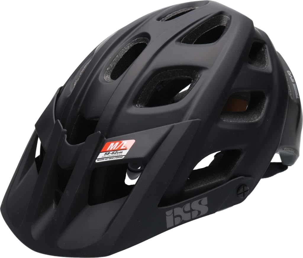 IXS Enduro MTB-Helm Trail EVO Grape Schwarz ML (58-62cm), Schwarz ML (58-62cm)