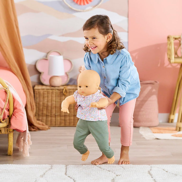 Corolle Mon Grand Poupon Bébé Chéri, 52cm, Weichkörperpuppe mit Schlafaugen, kann echte Babykleider
