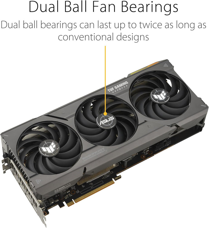 ASUS TUF Gaming Radeon RX 7800 XT OC Edition 16GB GDDR6 Gaming Grafikkarte schwarz (AMD Radeon RX780