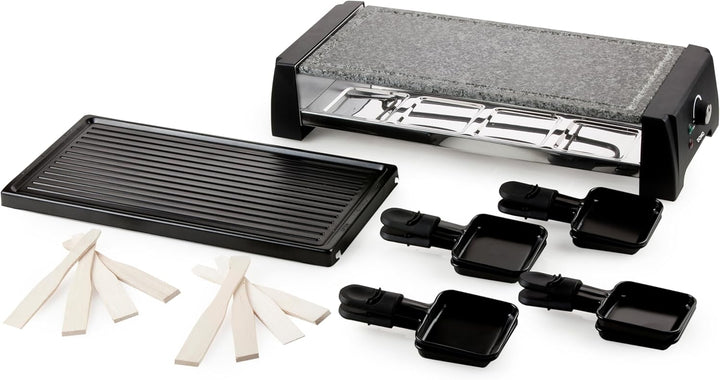 DOMO DO9189G Raclette mit Wechselplatte 8p - 1200 W