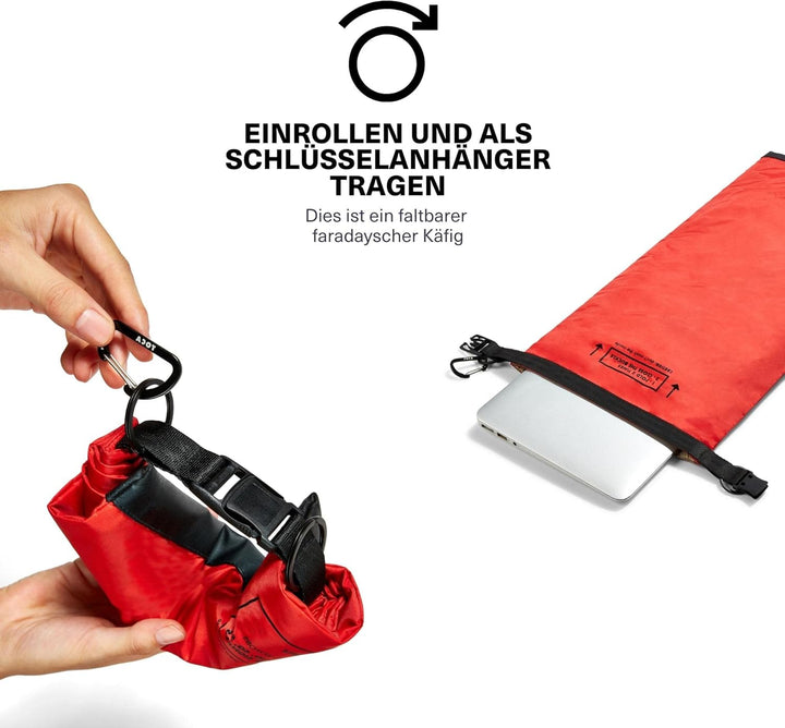 TOCA No Signal Sleeve Keyless Go Schutz Autoschlüssel Hülle, Faraday Bag und Tasche & RFID Blocker,