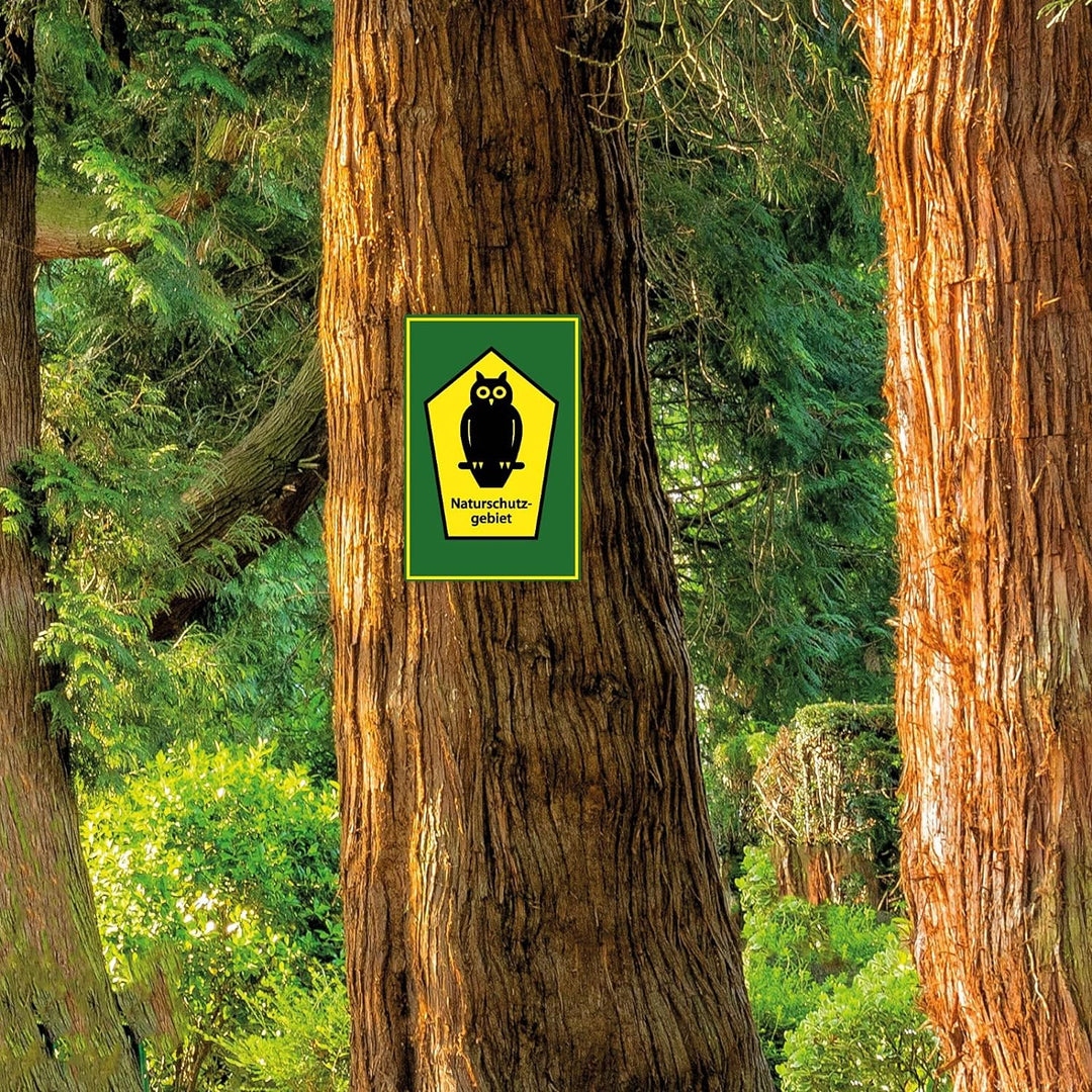5 Stück Naturschutzgebiet Schild 20 x 30 cm aus stabiler PVC Hartschaumplatte 3mm mit UV-Schutz von