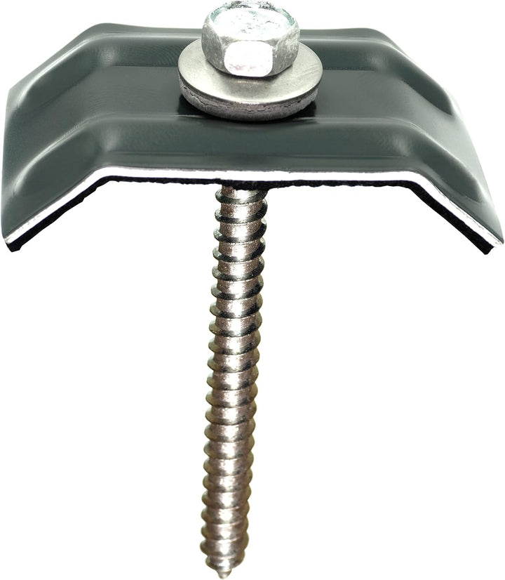 100 Stück Kalotten 33/48 Anthrazitgrau RAL 7016 für Trapezblech Siegmetall S35/207 M35.1/207 TP18 We