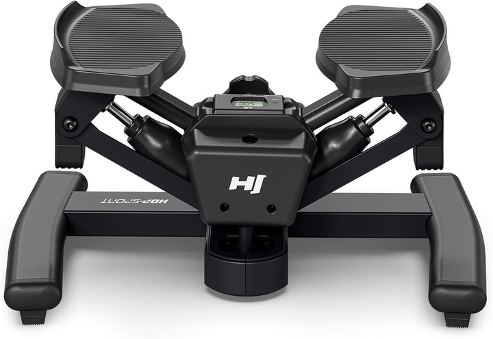 HOP Sport® Mini Stepper für Zuhause HS-060S, Swing & Twist Stepper, Hometrainer für Bein-, Arm- & Po