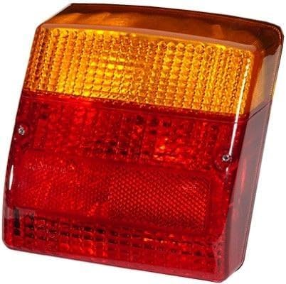 HELLA - Heckleuchte - Glühlampe - 12V - Anbau/geschraubt - Lichtscheibenfarbe: rot/gelb - Stecker: R
