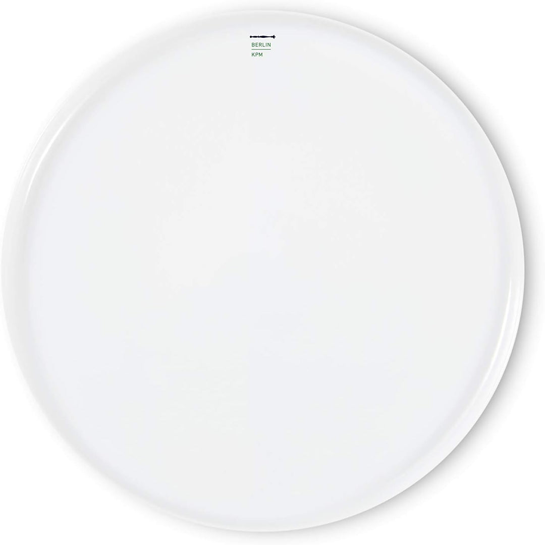 KPM Berlin LAB Teller-Set 26cm 2tlg., Porzellan, Speiseteller, Porzellanteller, handmade, weiss im G