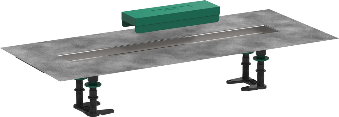 hansgrohe Installationsset 600mm RainDrain für hansgrohe Duschrinnen Fertigsets (RainDrain Rock und
