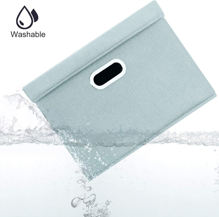 TYEERS Aufbewahrungsbox mit Deckel Gross, Stoff, Faltbare, Waschbare, Kisten Aufbewahrung mit Deckel