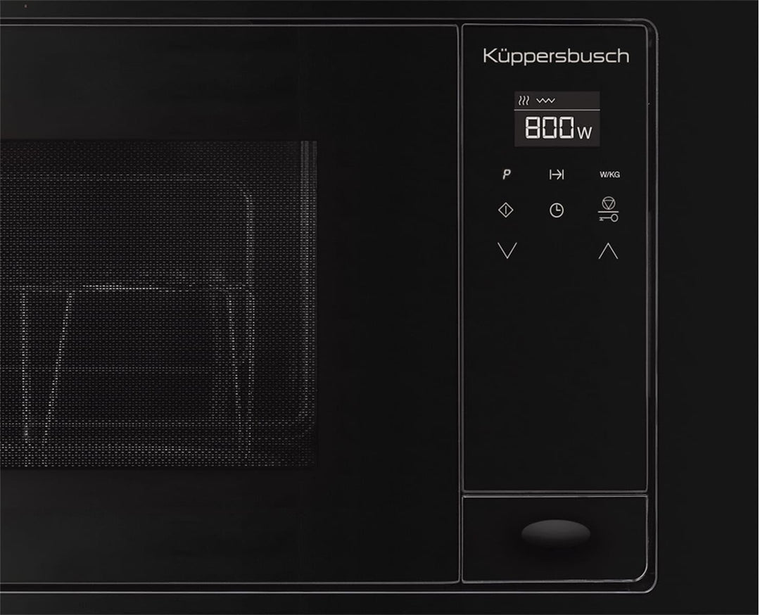 Küppersbusch M6120.0S Einbau-Mikrowelle, Glas/Metall, Schwarz