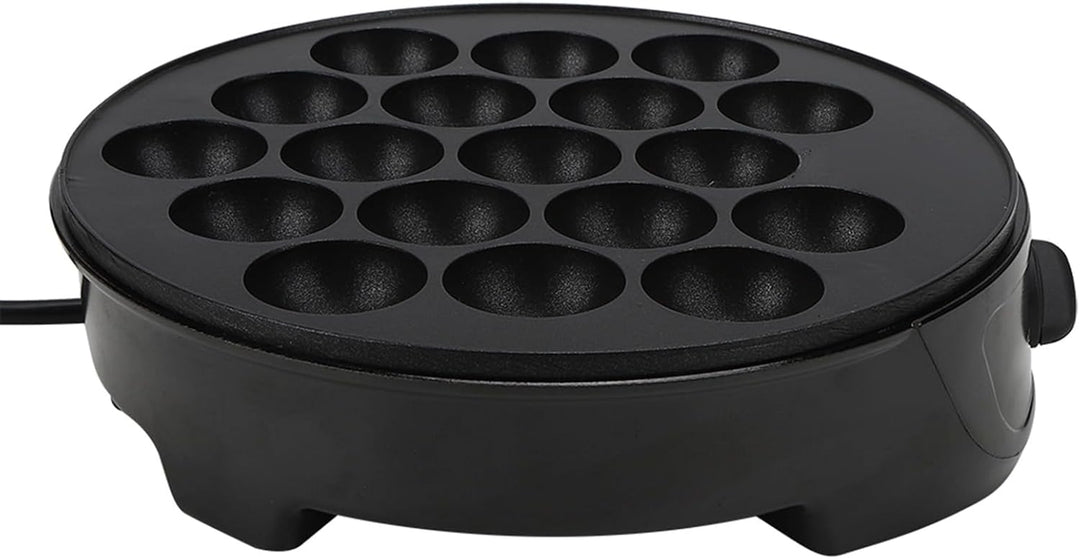 18 Runde Formen, Antihaftbeschichtung, 750W, 4cm Öffnung, Elektrische Takoyaki Maschine zum Geniesse