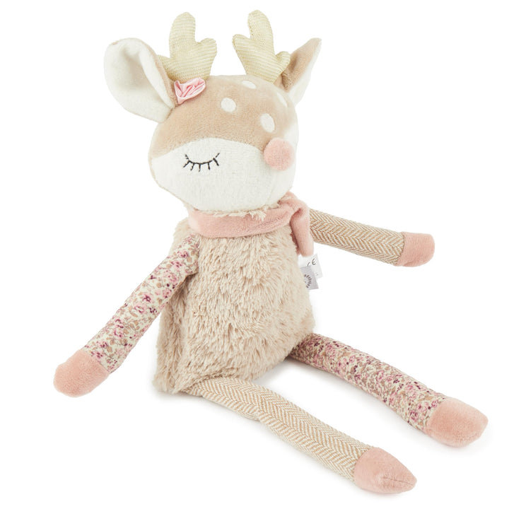 Bieco Baby Kuscheltier REH Ella | 40 cm | Plüsch REH Stofftier | Rehkitz Plüschtier mädchen Baby ab