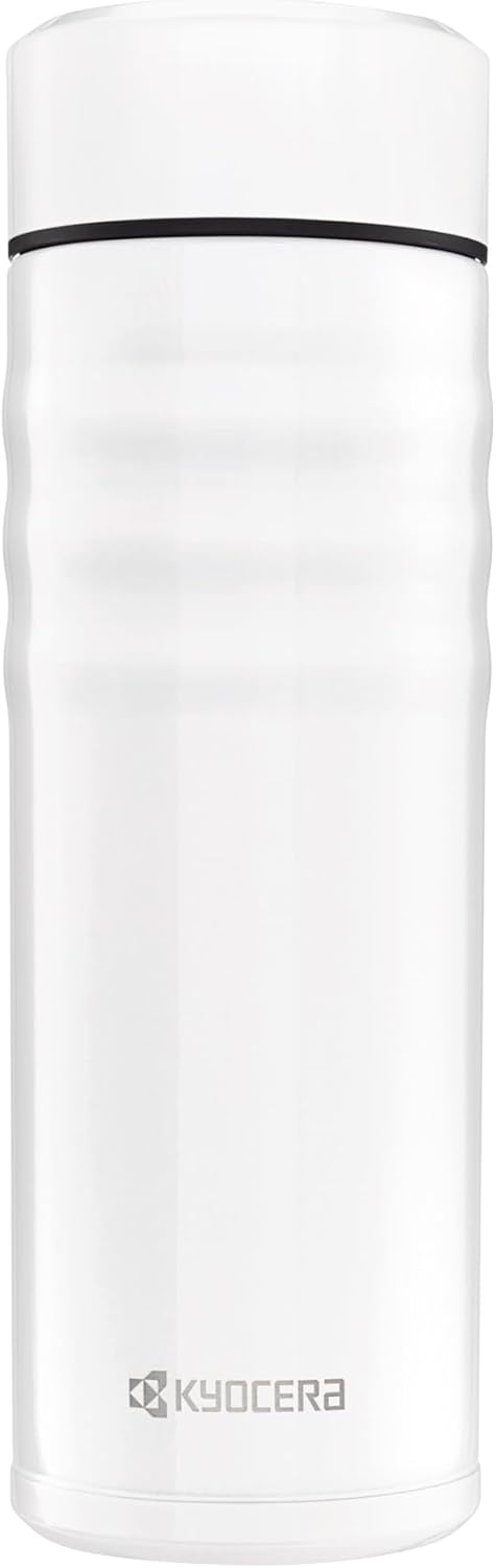 Kyocera TWIST TOP - isolierte Trinkflasche mit keramischer Innenbeschichtung | schadstoff-frei | aus