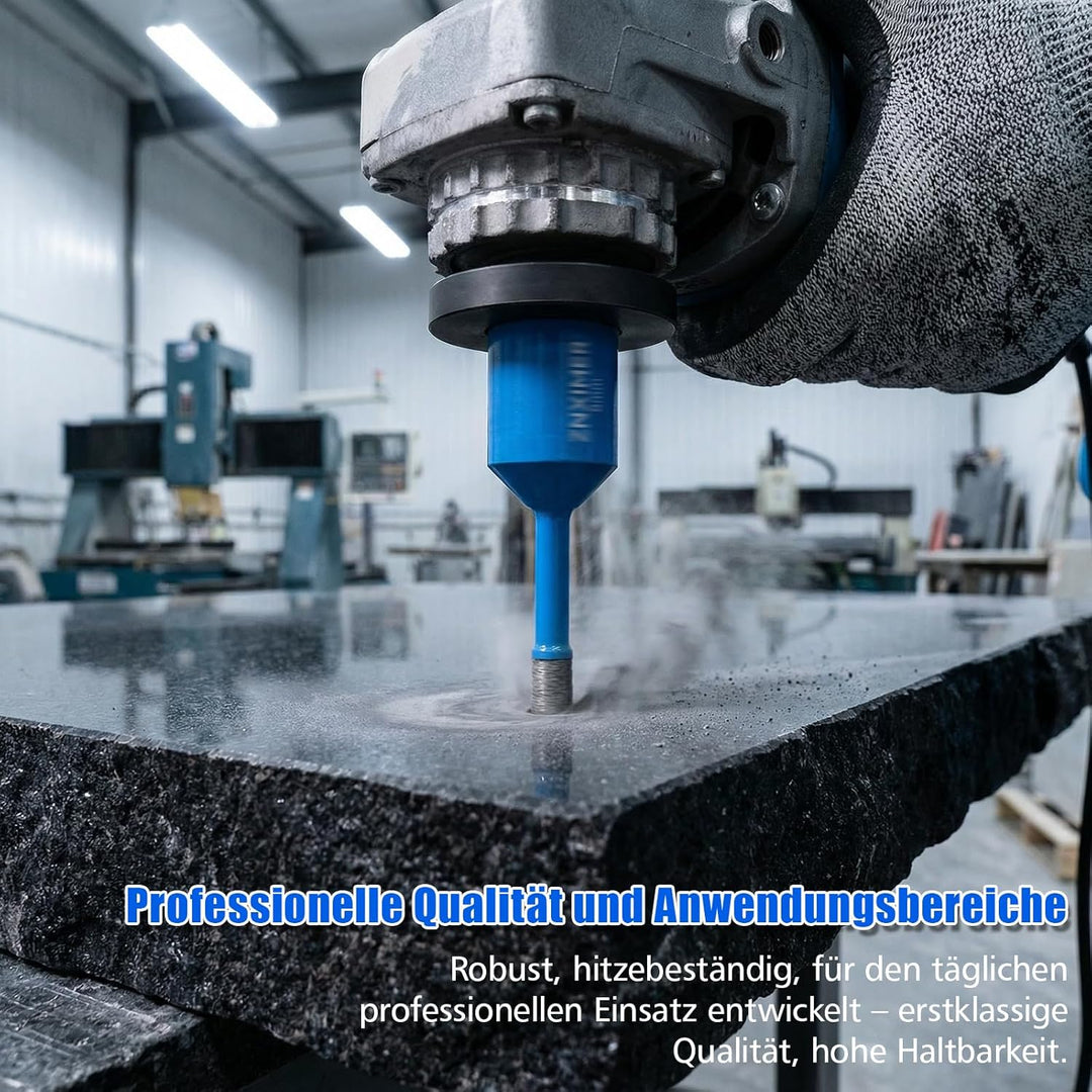 Diamant Fliesenbohrer Set - 4 Stück 6mm/6mm/8mm/10mm M14 Diamantbohrer Lochsäge für Fliesen Porzella