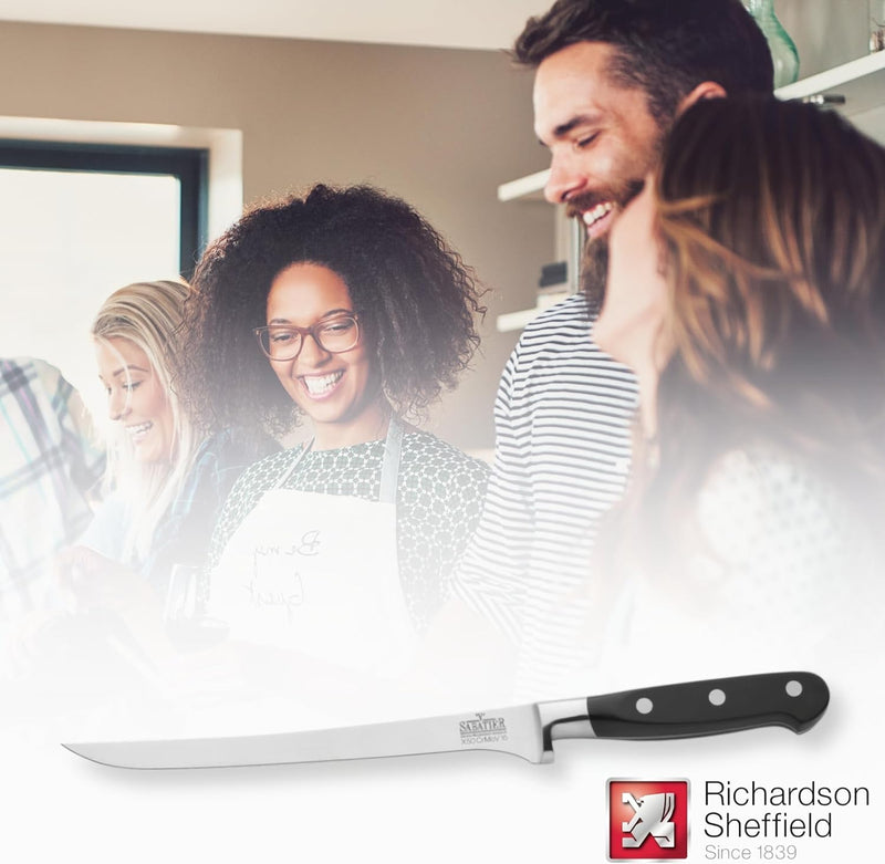 Richardson Sheffield V SABATIER Filetiermesser, gehärteter Klingenstahl, rostfrei, extrem scharf, Fi