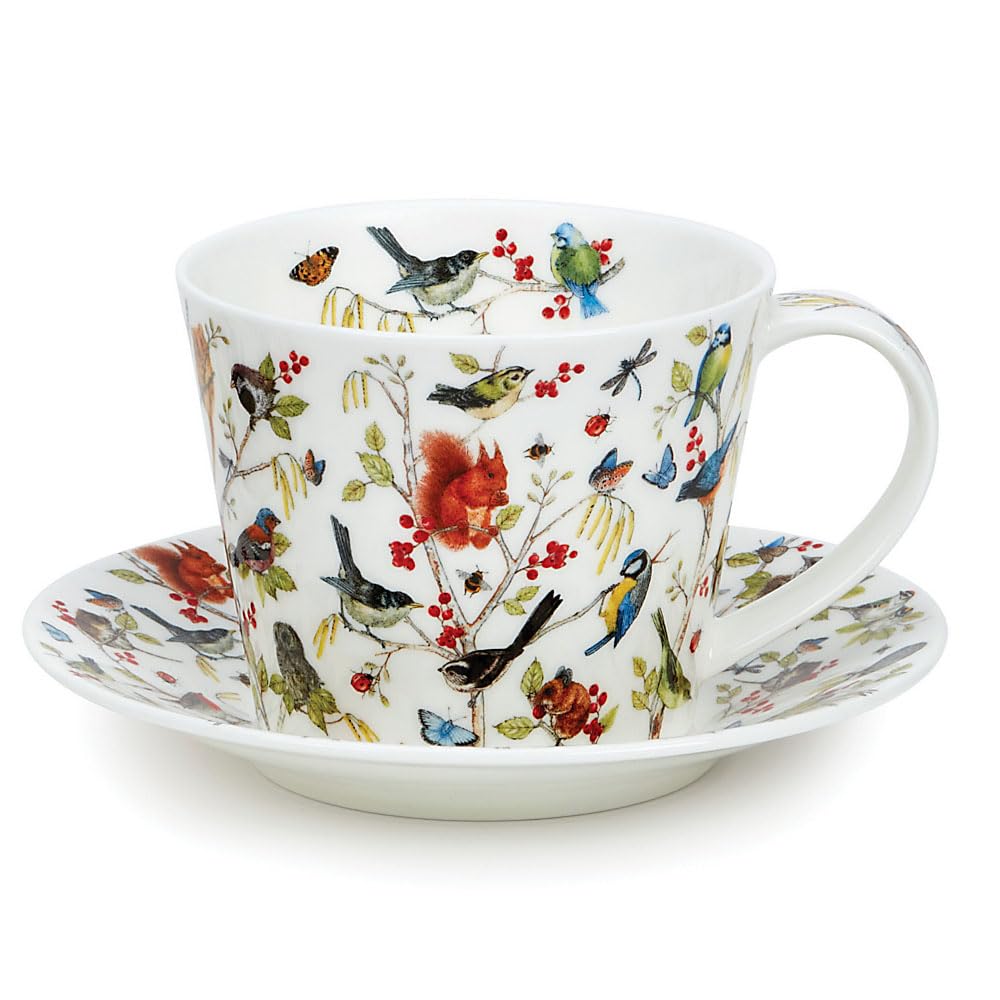 Dunoon Teetasse und Untertasse aus Holz