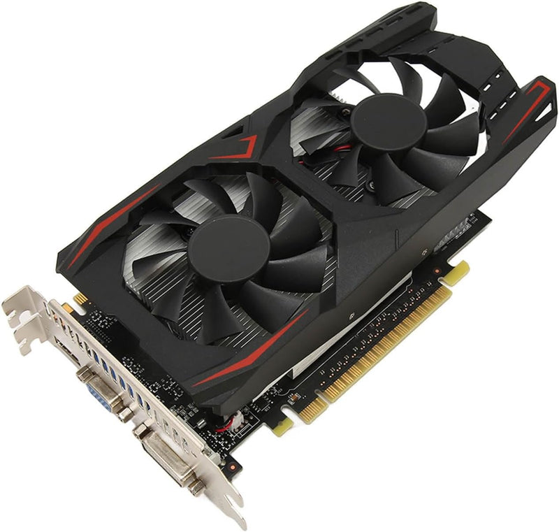 MENDUNER GTX1050Ti Grafikkarte mit Zwei Lüftern – 4 GB DDR5 128 Bit Schnelle Kühlung, Geräuscharmer