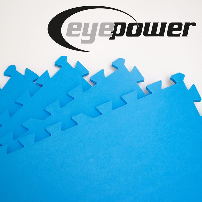 EYEPOWER 4 Grosse Matten: 1m² Poolunterlage - 50 x 50 x 1cm Dicke Poolmatte - Unterlage - Platten fü