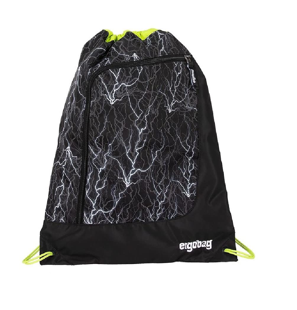 ergobag Unisex Kinder Gymbag Gymbag (1er Pack), Super Reflectbear