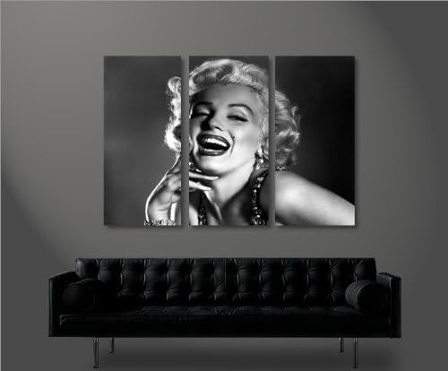 islandburner Bild Bilder auf Leinwand Marilyn Monroe V8 XXL Poster Leinwandbild Wandbild Dekoartikel