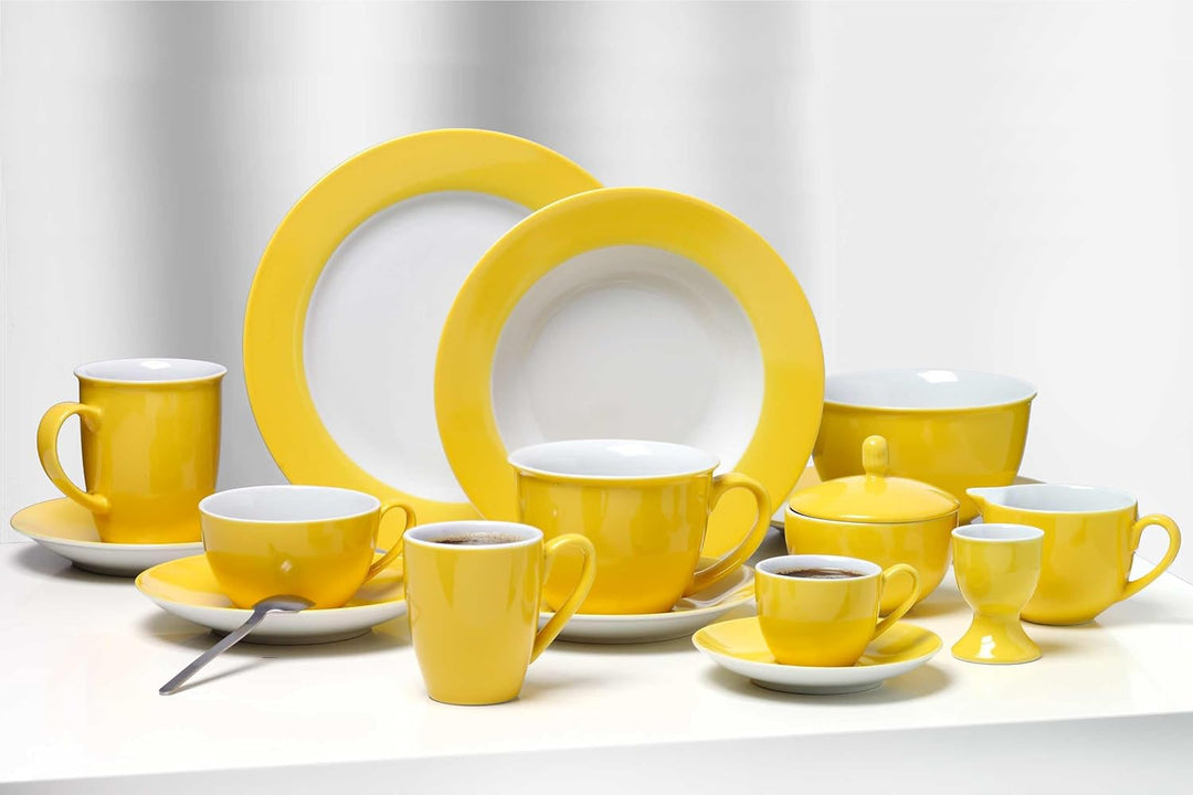 Ritzenhoff & Breker Doppio Müslischalen ø 14 cm, 6er Set, Schalen mit farbiger Aussenseite, Buntes M