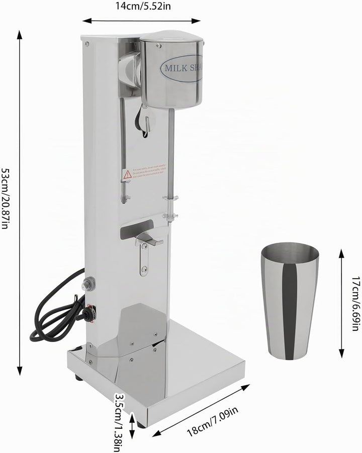 650ML Eiweiss Shaker Elektrisch Milchshake Mixer Proteinshake 220V Frappe Elektrisch Protein Shaker