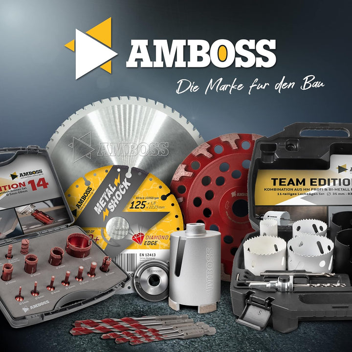 Amboss MultiShock - Diamant-Trennscheibe Ø 230 mm x 22,2 mm - Universal/Allround | Segmenthöhe: 10 m