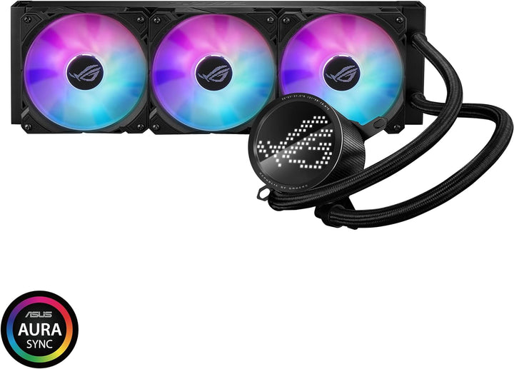 ASUS ROG Ryuo III 360 RGB All-in-One-Flüssig-CPU-Kühler (3x adressierbare 120 mm Radiatorlüfter, Ani