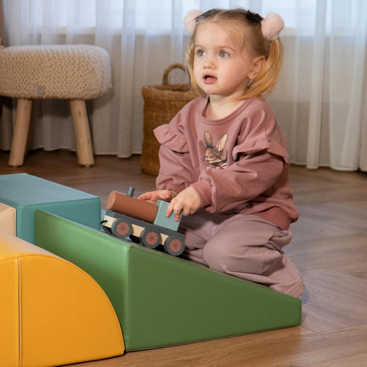 IGLU SOFT PLAY Set mit 3 Schaumstoffblöcken für die Motorik für Babys weich riesig aus Schaumstoff (