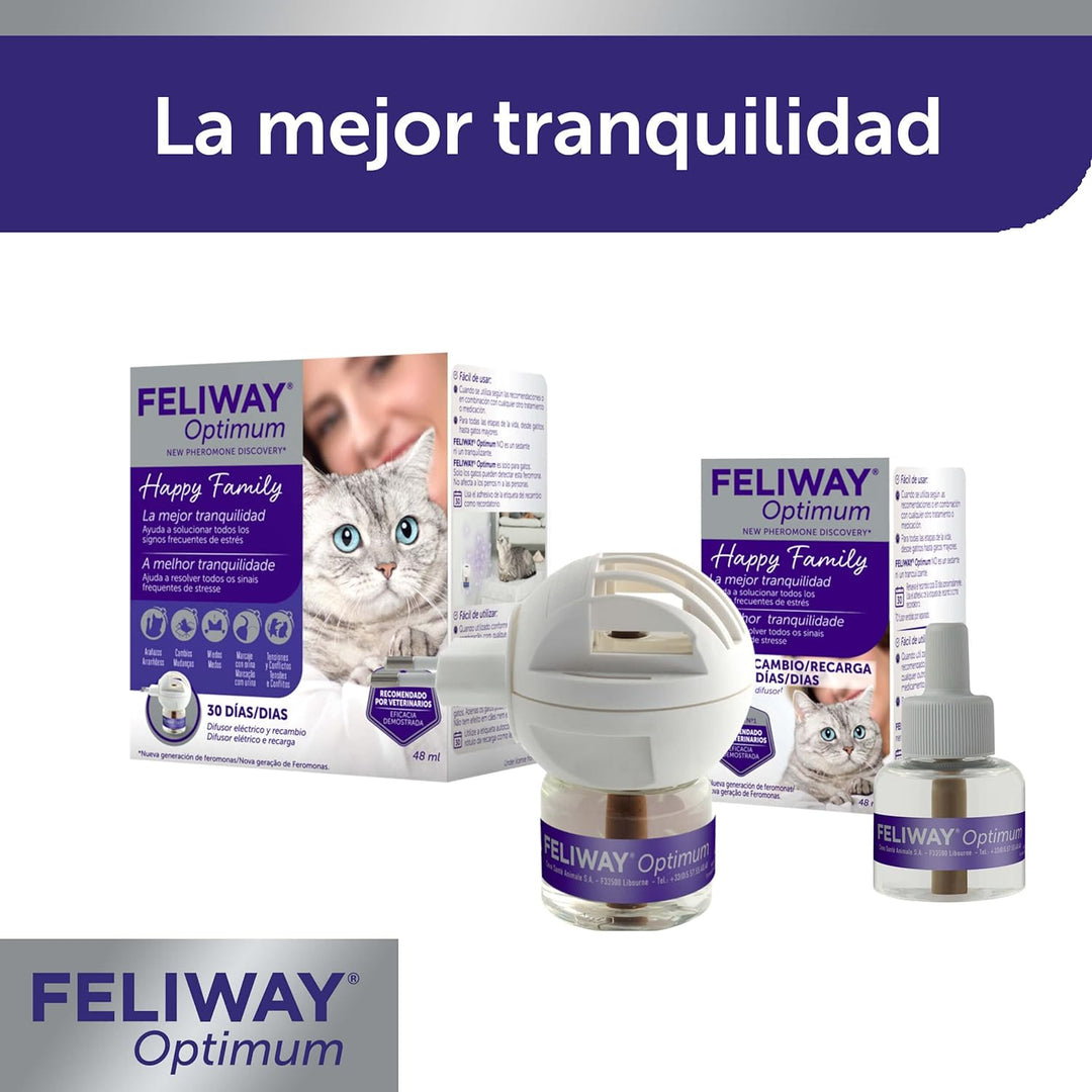 Feliway Optimum Ersatz 48 ml, Standard, 1.25 picometer, 4