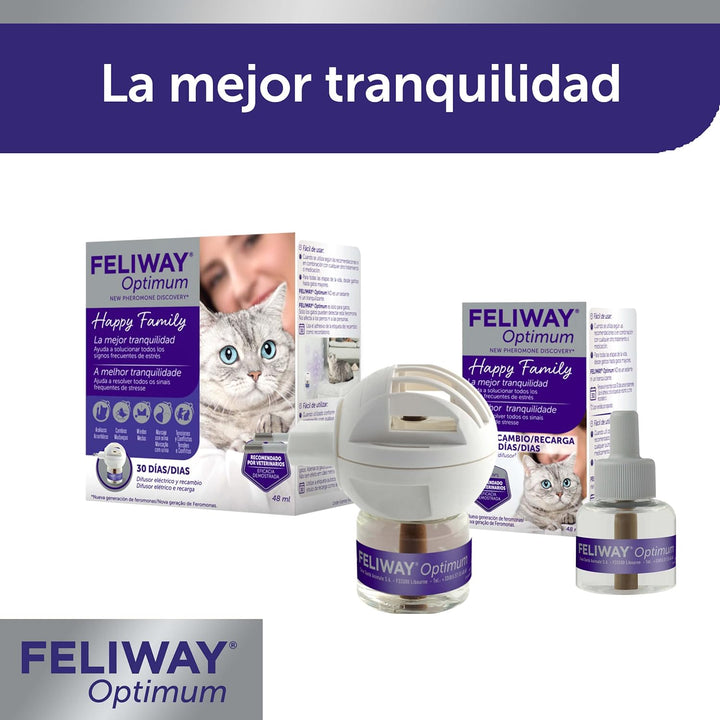 Feliway Optimum Ersatz 48 ml, Standard, 1.25 picometer, 4
