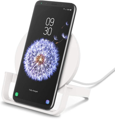 Belkin drahtloser BoostCharge Ladeständer, 10 W (Qi-zertifiziertes schnelles drahtloses Ladegerät fü
