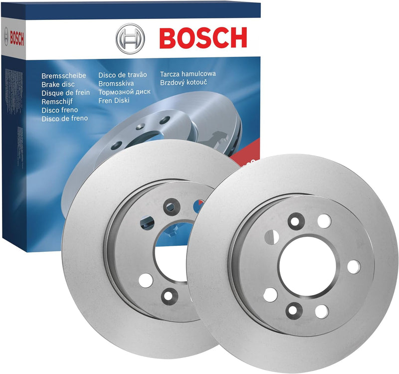 Bosch BD249 Bremsscheiben - Hinterachse - ECE-R90 Zertifizierung - zwei Bremsscheiben pro Set