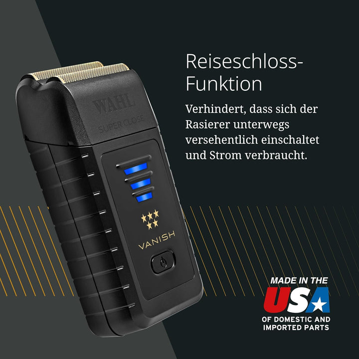 Wahl Vanish - Finishing Tool, Rasierer für eine glatte Rasur & sauberes Finish