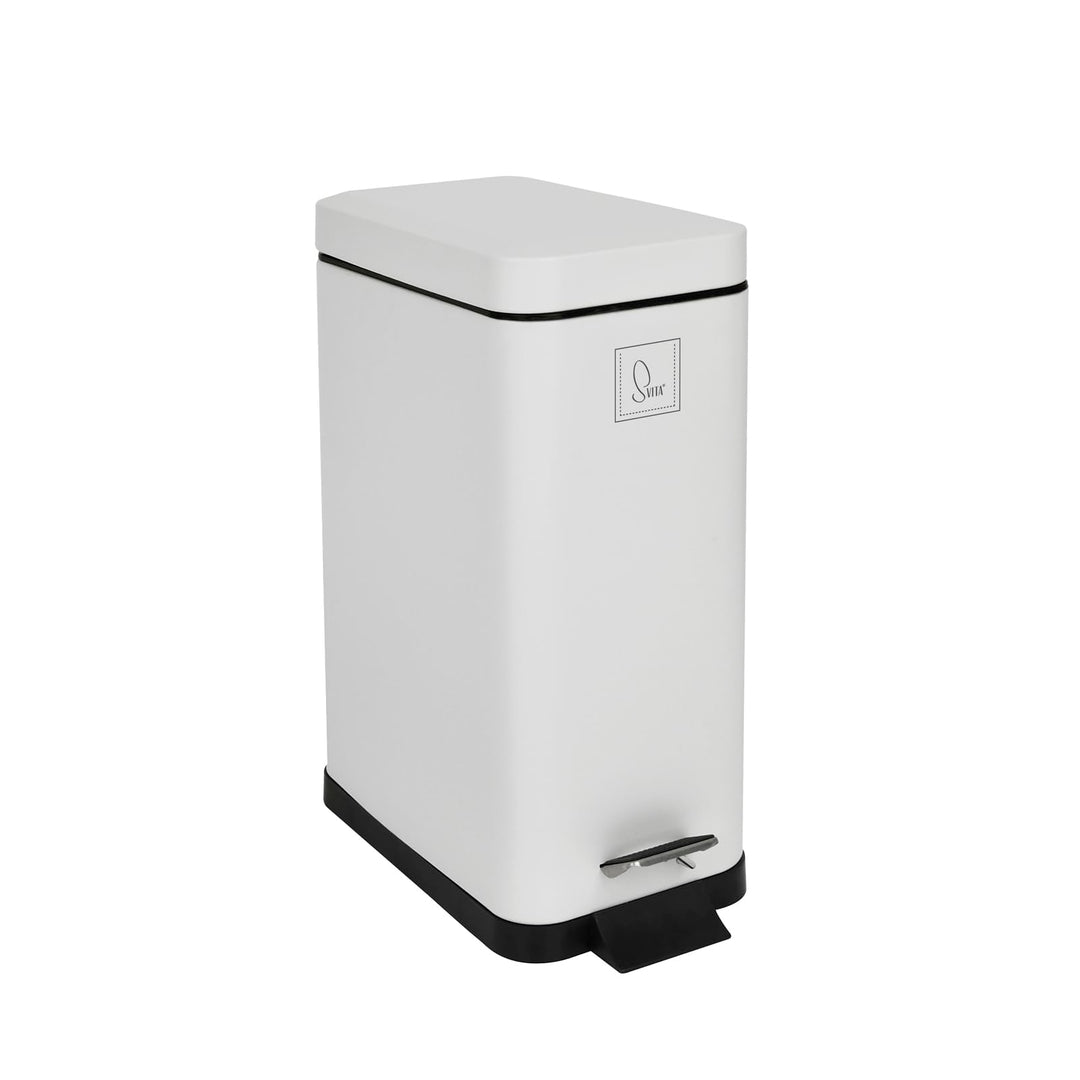 SVITA STM10 Mülleimer Treteimer Tretmülleimer Abfalleimer 10l inkl. Inneneimer Softclose-Deckel Fuss