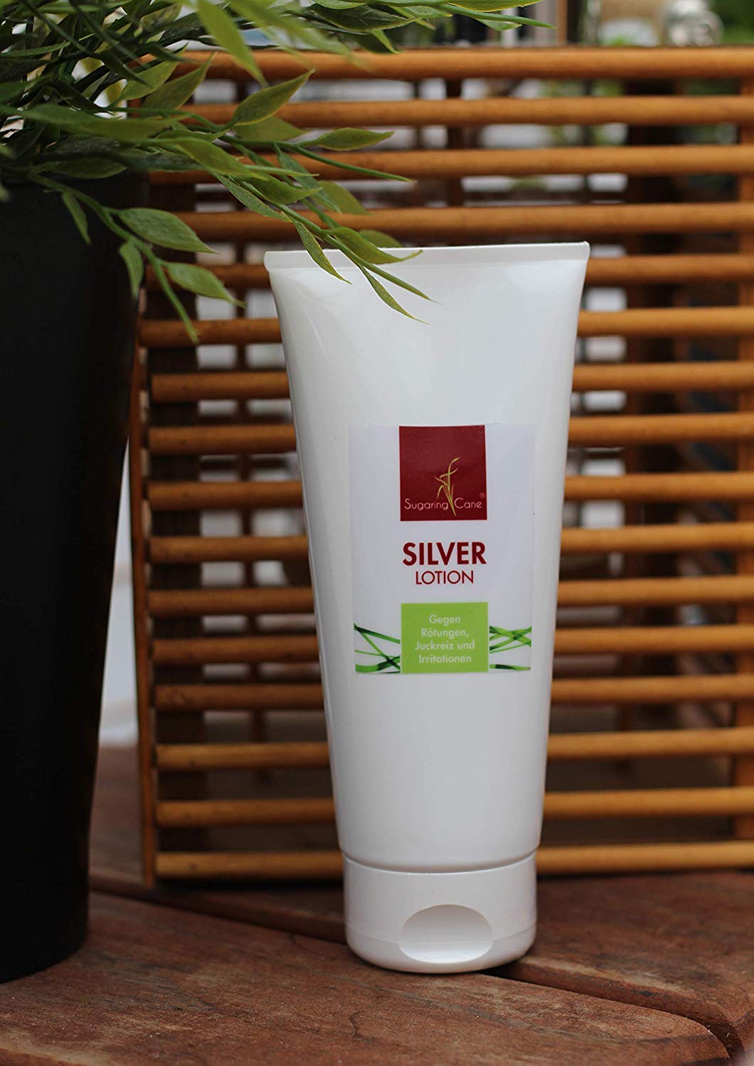 Hautpflege-Set 2,“Liebe deine Haut 2“ Silber-Lotion und Peeling-Handschuh hochwertiges Pflege-Set zu