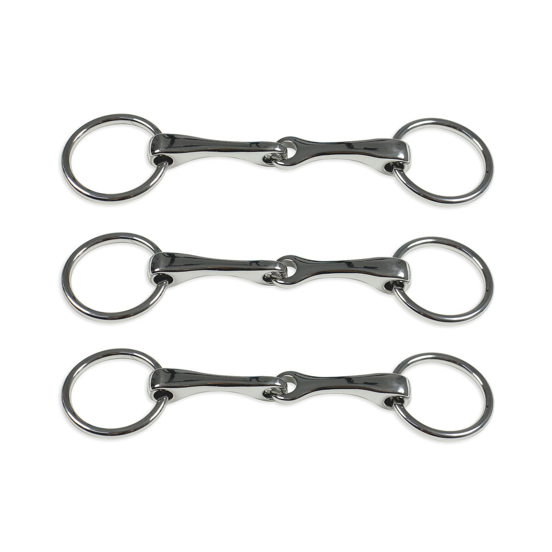 Hobby Horse Gebiss kaufen: 3er-Set einfach gebrochene Wassertrensen (SILBER), SILBER