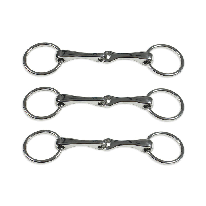 Hobby Horse Gebiss kaufen: 3er-Set einfach gebrochene Wassertrensen (SILBER), SILBER
