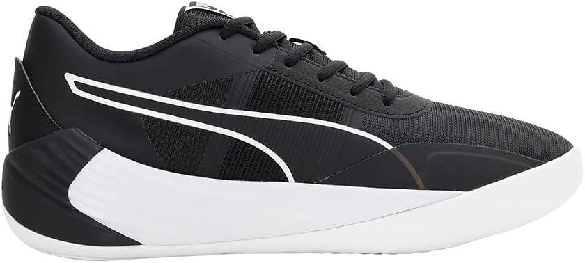PUMA Unisex Fusion Nitro Team Basketballschuh, 42.5 EU Puma Black Puma White