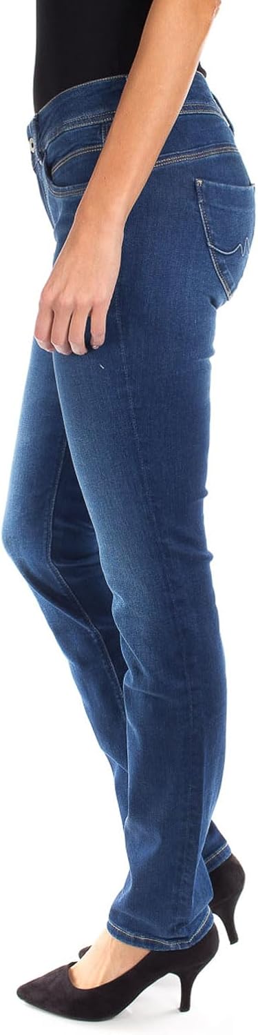 Pepe Jeans Damen New Brooke Jeans 27W / 32L Blue (Denim-cs6), 27W / 32L Blue (Denim-cs6)