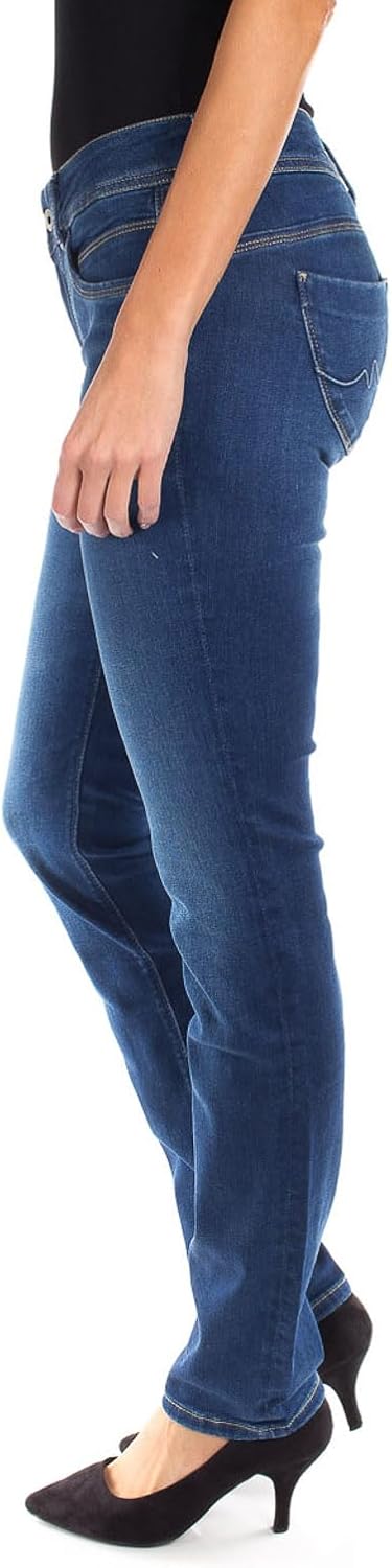Pepe Jeans Damen New Brooke Jeans 27W / 32L Blue (Denim-cs6), 27W / 32L Blue (Denim-cs6)