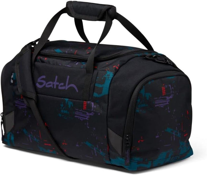 satch Pack Schulrucksack Set 3tlg. mit Sporttasche und Schlamperbox Night Vision, Night Vision