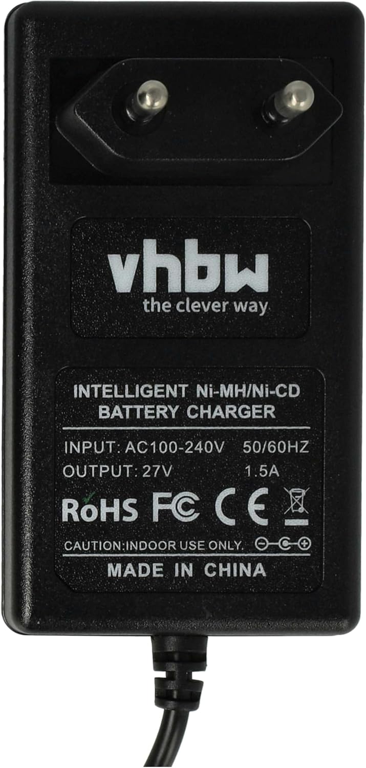 vhbw Ladegerät kompatibel mit Hitachi 325292 | B3, BCL 1415, BCL 1430, EB12, EB1212S, EB1214L, EB121