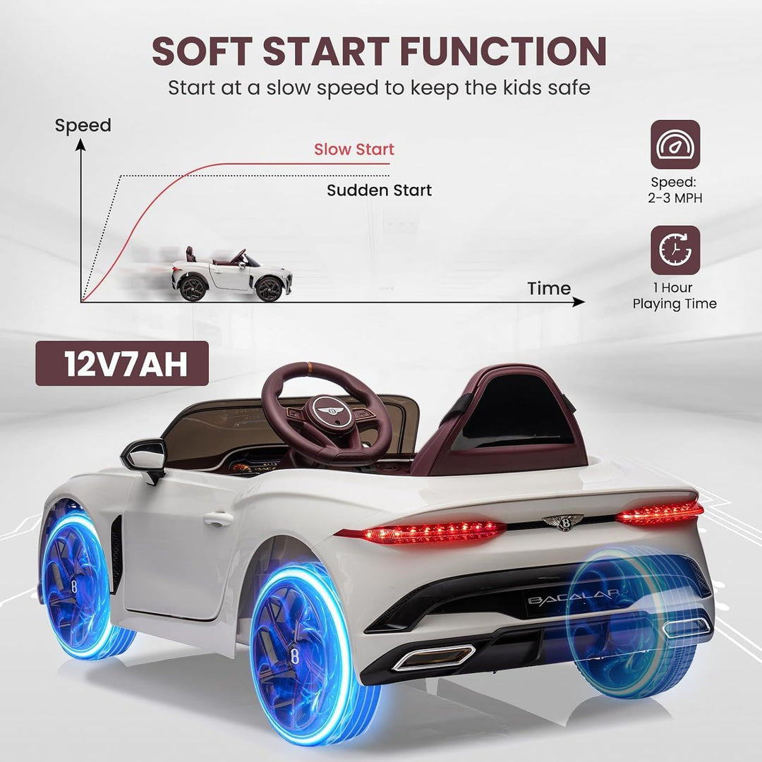 Elektroauto Für Kinder 12V, Unter Der Lizenz Von Bentley Bacalar, Ferngesteuerte Elektrofahrzeuge Fü