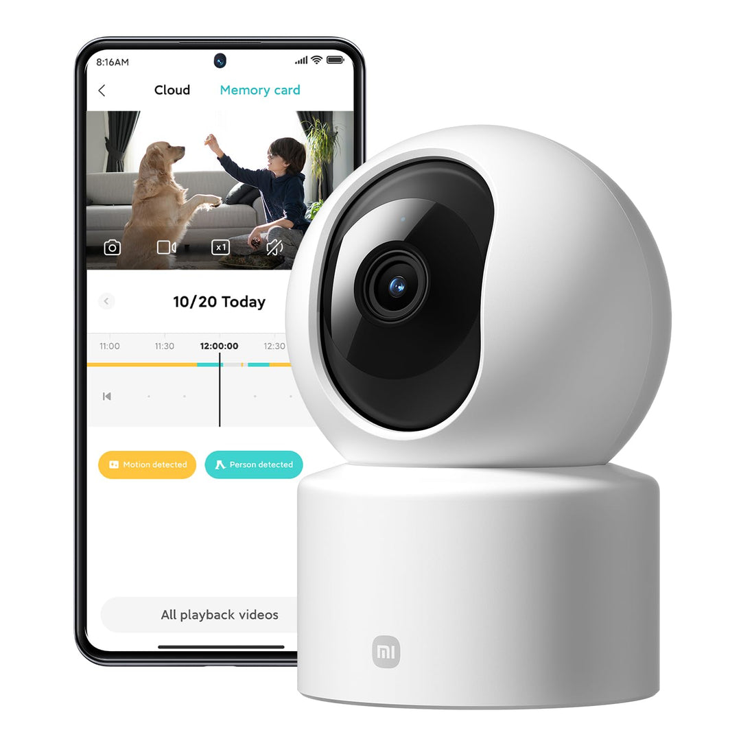 XIAOMI C301 Überwachungskamera Innen WLAN 360°, 2K-Auflösung, Schutz der Privatsphäre, Farb-Nachtsic