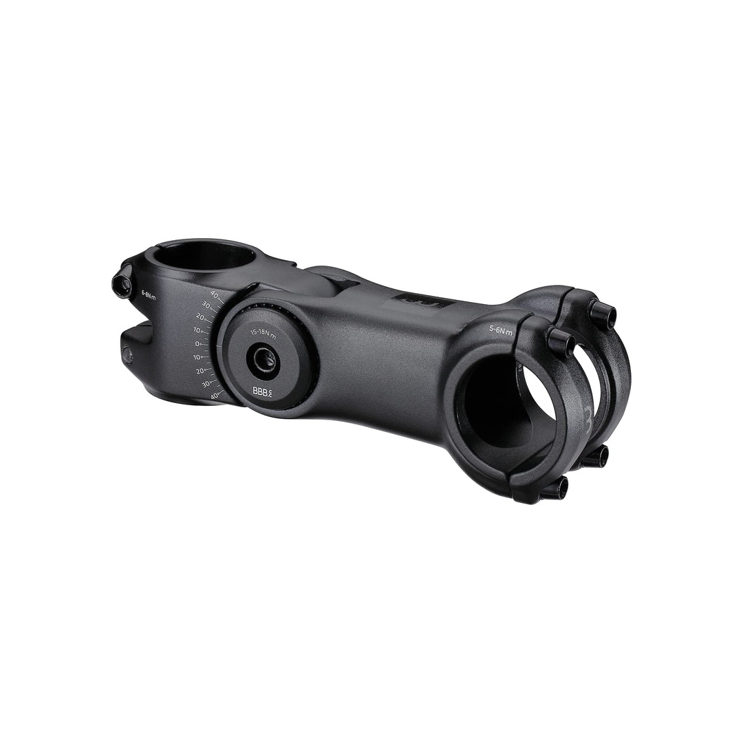 BBB Cycling Highfix Os Fahrradlenkervorbau Einstellbar mit-40° -+40° Stangendurchmesser 31,8mm 6061