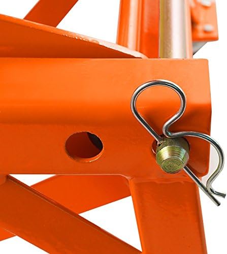 ConStands Hydraulik Hebebühne Crosslift XL + Rollen Orange