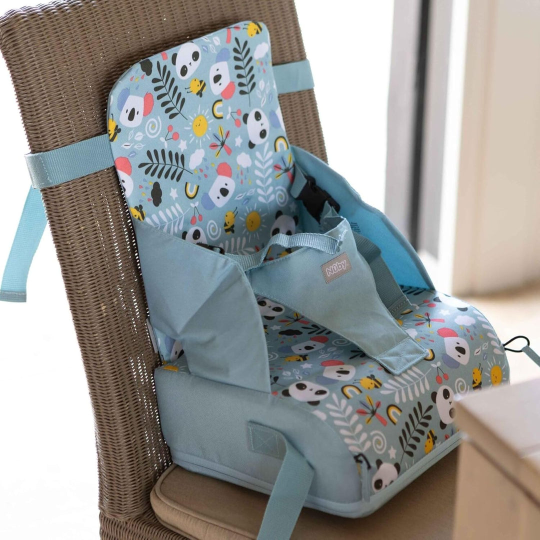 Nuby Sitzerhöhung - einfache Aufbewahrung in einer Tasche - Schaumstoff - Wasserdicht - ab 6 Monaten