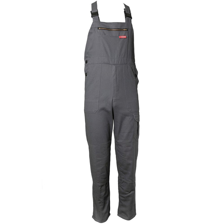 Planam Grösse 56 Herren BW 290 Cargo-Latzhose grau Modell 0177 Grau 56, Grau 56